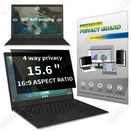 NANOBLIND 15.6 Inch Universal Laptop Monitor with Privacy Screen for Asus/Acer/Lenovo