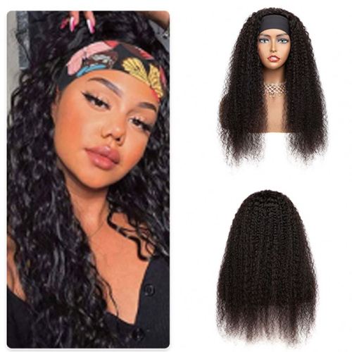 Frontal wig indian hair wigs headband wigs for black women