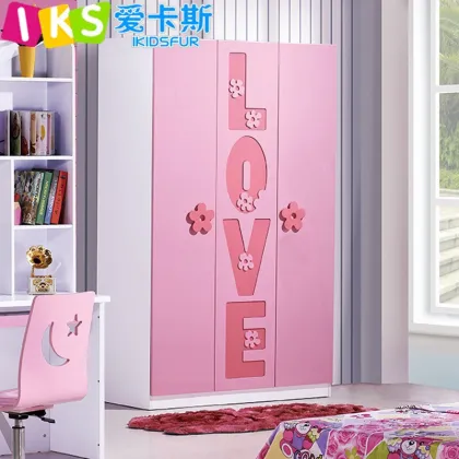 Fashion House Baby Furniture Children furniture with bed wardrobe 8105#
