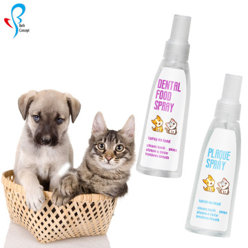 OEM Dog Dental Cleansing Spray for Private Label Pet Health Oral Care