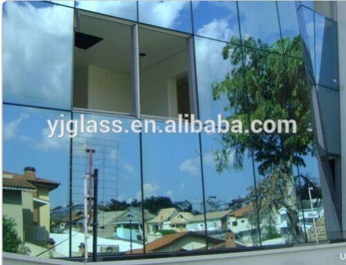Frameless Double/reflection Glass Curtain Wall, High Quality Frameless ...