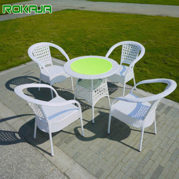 Sedia da tavolo da pranzo rattan diretto di fabbrica di alta qualità con personalizzazione del logo