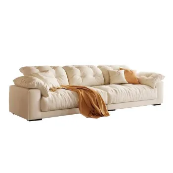 European Style Italian Designer Corner Modular Sofa: Comfortable, Soft, and Fabric Upholstered for Your Living Room