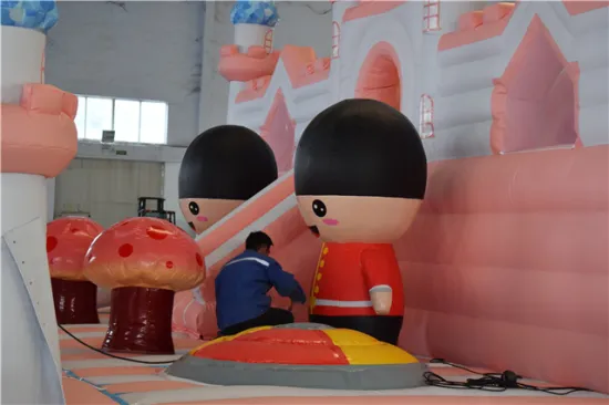 2022 new design pink Castle Combo House Inflatable Bouncer Inflatable Jumping Bouncy with slide for sale