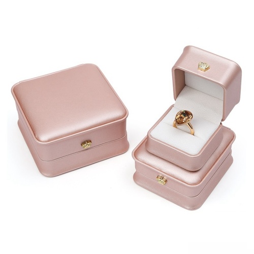Soft high level PU Leather Necklace Ring Box
