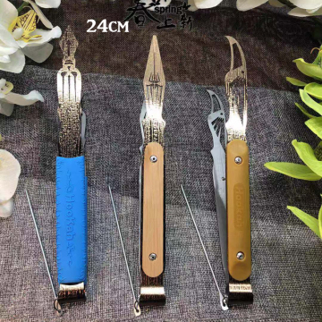 24cm wholesale hookah shisha stainless steel  colors tongs  clamps clips