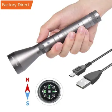 Rechargeable LED Hunting Camping Flashlight Torchlight