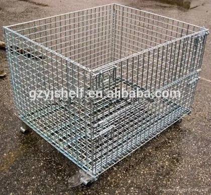 Warehouse Wire Cage,wire steel storage container cage pallet,Pet Life classic wire crate animal cage