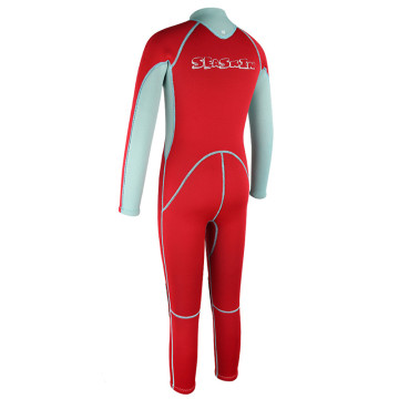 Seaskin 키즈 프론트 지퍼 붉은 색 자유로운 잠수복