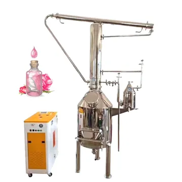 Rose Extract Essential Oil Acquisition Equipment Essential Oil Distillation Making Machine