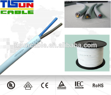 Flexible 2core 1.5mm H05VV-F Europe Standard cable