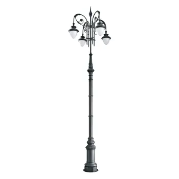 Retro European Antique Street Light Poles for Gardens and Pathways