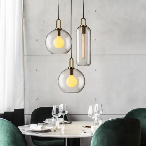 Lampe à suspension LEDER pour salle à manger