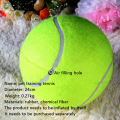 Wholesale Customized Logo Rubber Chemical Fibe Signaturer Pet Interactive Toys Pet Dog Big Nibble Tennis Balls