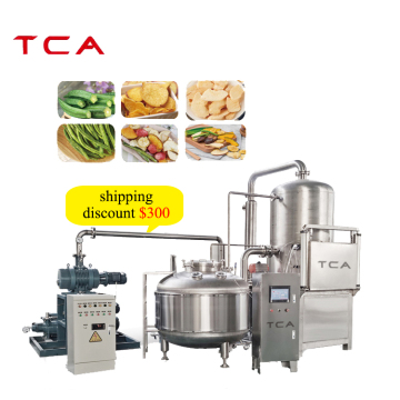 Industrial Vacuum Frying Machine Price for French Fries - 10 to 300 kg/h