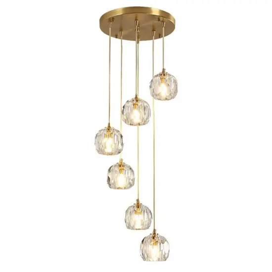 INSHINE Crystal Suspended Pendant Light