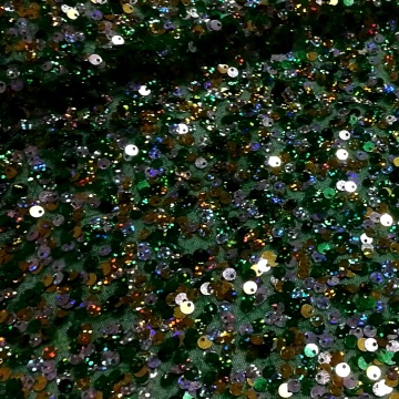 Vải phông nền vải tuyn 5mm Hologram Sequin Mesh