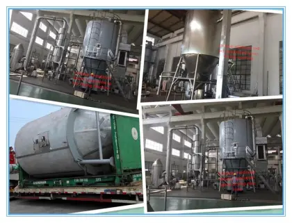 Centrifugal atomizer spray dryer/drying