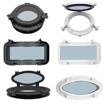 Plastic Sunroof Waterproof Replacement Durable Boats Window Rectangle Porthole Opening Practical Marine Yacht Covers