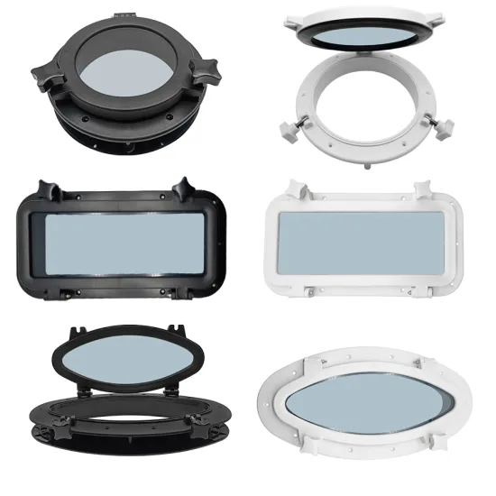 Plastic Sunroof Waterproof Replacement Durable Boats Window Rectangle Porthole Opening Practical Marine Yacht Covers