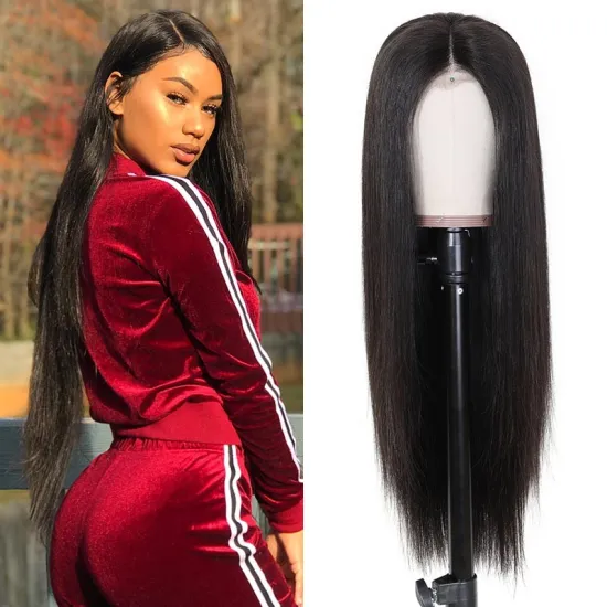 Natural Invisible Transparent Thin Swiss Lace Wholesale Wigs Humain Hair Wigs 100% Virgin Hair Wigs For Black Woman Brazilian