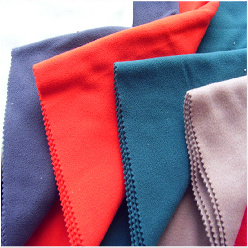 Double Sided Brushed Polyester Fleece Dress Fabric