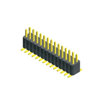 1,00 mm pin header dubbele rij smt type connector