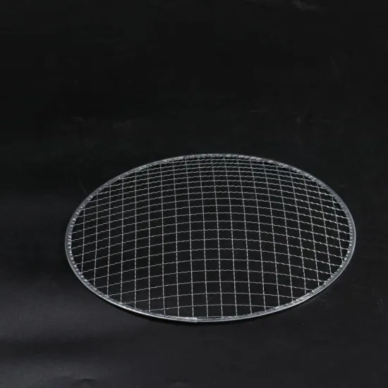 High Quality Stainless Steel BBQ Grill Basket Mesh Wire Net Disposable Grill Mesh