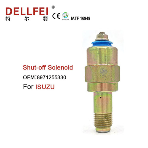 Solénoïde d&#39;arrêt de carburant du moteur 12V ISUZU 8971255330