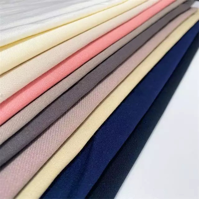 High Stretch Viscose Nylon Spandex Bengaline Fabric