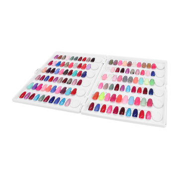 No Need Glue Folding Nail Polish Swatch Book C10