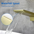 Wall Mount High Flow Waterfall Faucet Spout