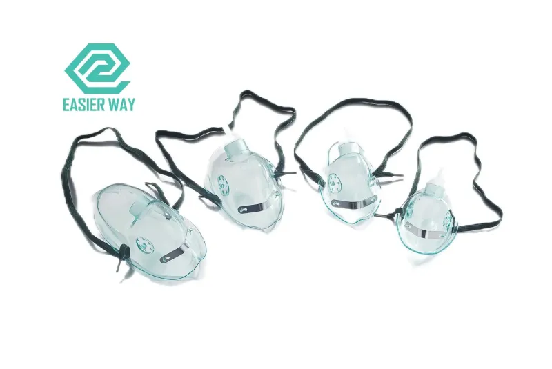 Disposable Medical PVC Oxygen Mask for Adult Use