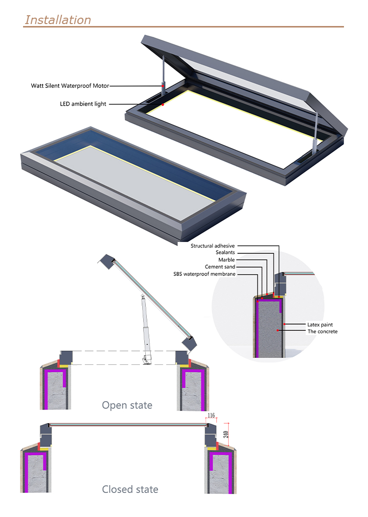 Aluminum Skylight