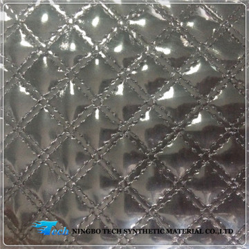 New leather fabric quilted faux leather fabric raw material for shoe making