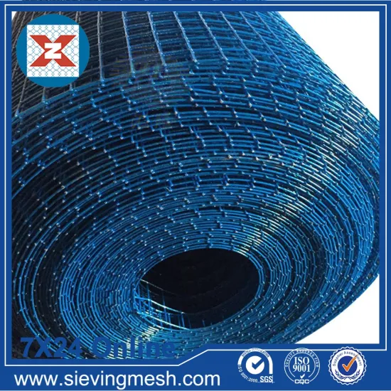 Blue PVC Coated Welded Wire Mesh