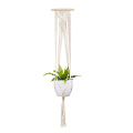 Cotton Plant Holder Woven Macrame Plant Hanger Rope Supplier