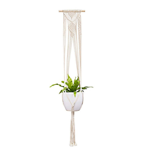 Corde de suspension pour plantes en macramé tissé