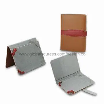 Kraft Style PU Leather Cases for Kindle 3, Available in Various Colors