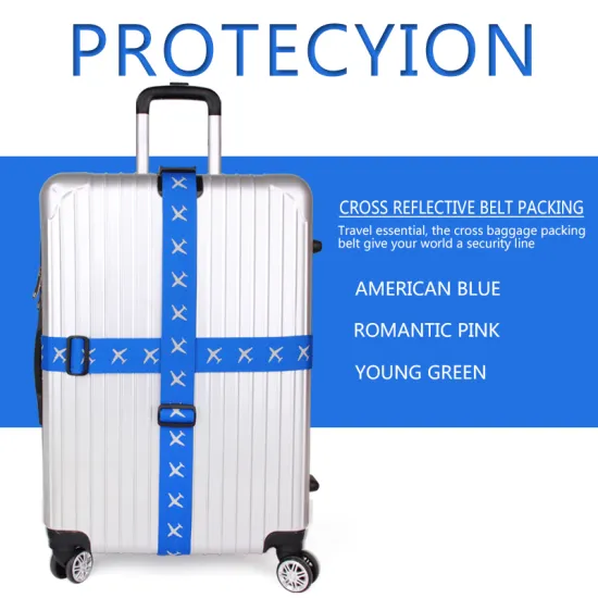 FT Cross Luggage Strap Belt for Travel Suitcase Baggage Luggage Straps