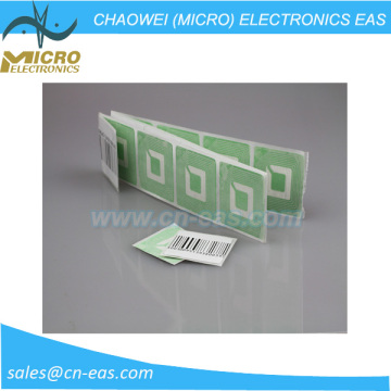 EAS 8.2mhz Security Adhesive Label 50mmx50mm