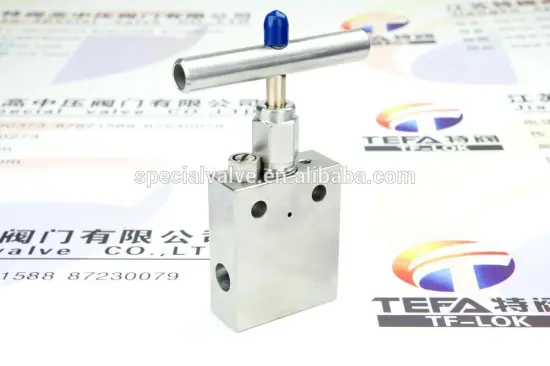 high pressure SW needle Valve