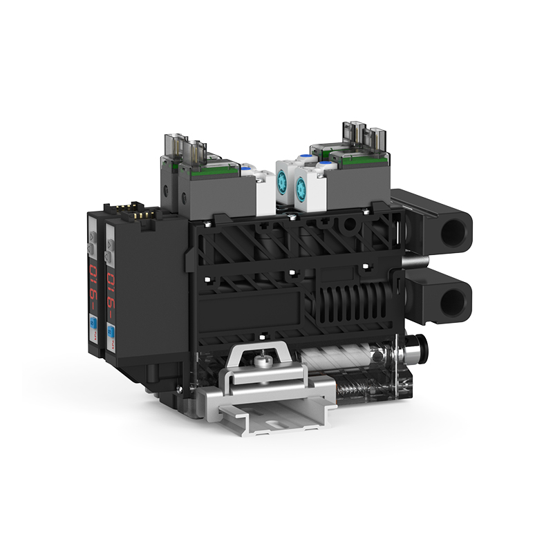 Multi-link integrated vacuum pump unit
