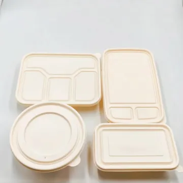 Cornstarch lunch box Food Container Tray with compartment