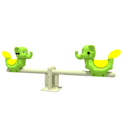 Children's Metal Spring Seesaw for Outdoor Play