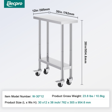 modern stainless steel dining table with casters stainless steel dining tables with wheels for homes Supplier
