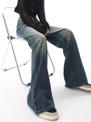 Women's Fashion: High Waisted Button-Up Slim Fit Jeans in Various Sizes - Autumn Chic Style