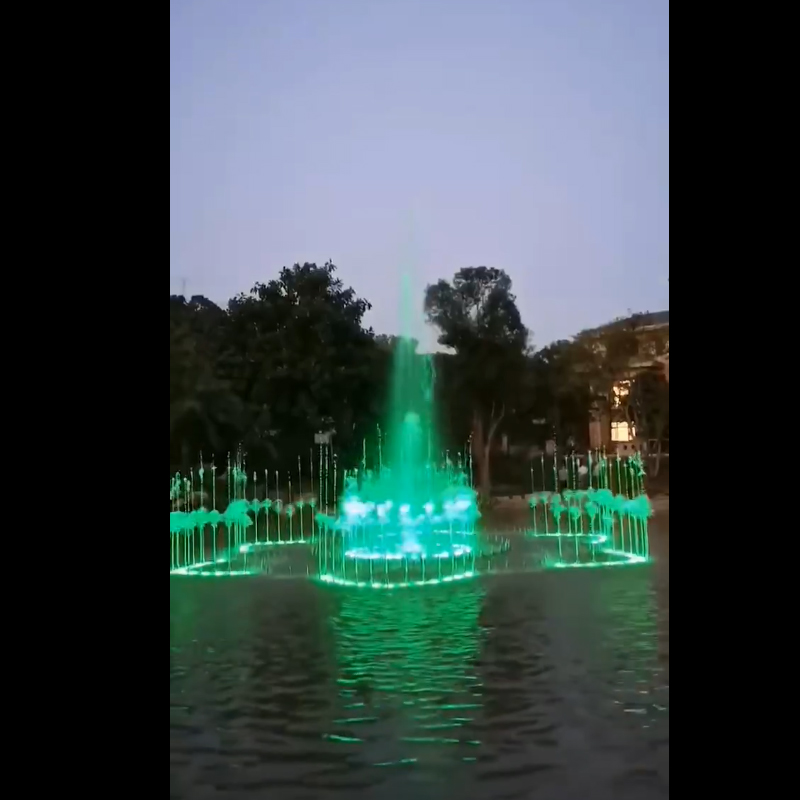Green Program Controlled Fountain