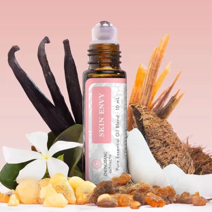Wholesale Bulk Price Private Label Skin Envy Roll on Blend Oil for Skin Care, Soothing, Whitening, Moisturizing