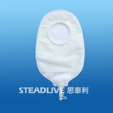 Medical two pieces disposable urostomy pouch, dia. 45mm 200ml